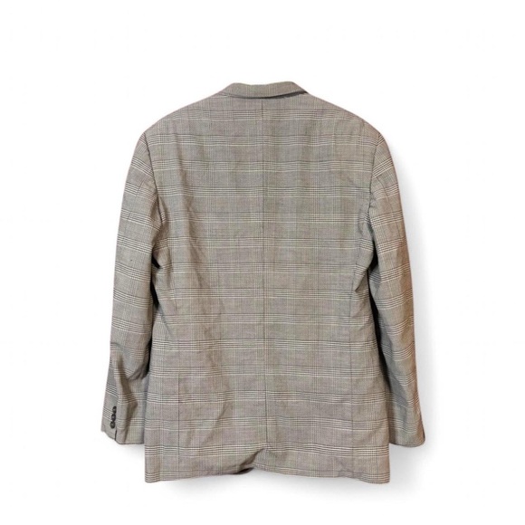 VTG Giorgio Armani Le Collezioni Blazer 42L Wool Blend Oversized Y2K Academia - Picture 2 of 10